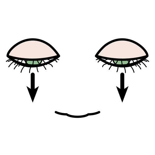 to close your eyes