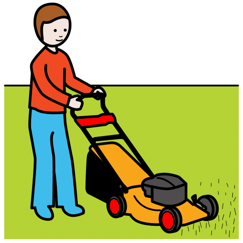 cut the grass