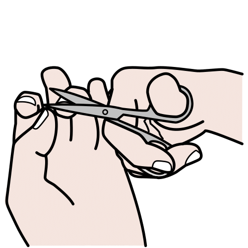 cut fingernails in ARASAAC · Global Symbols