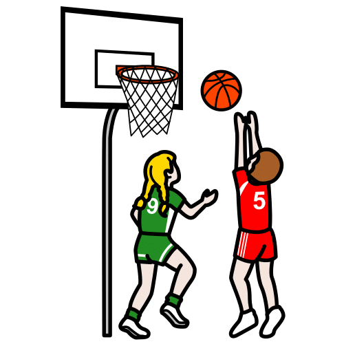 to play basketball