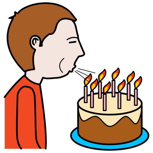 blow out the candles