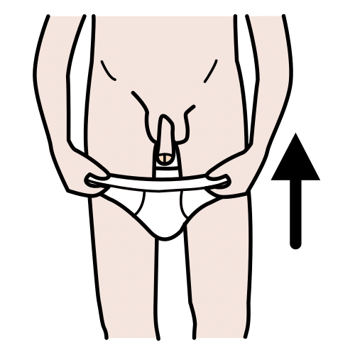 subir el calzoncillo