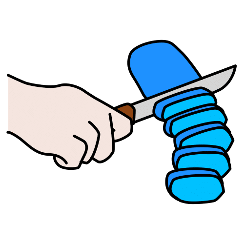 to cut up