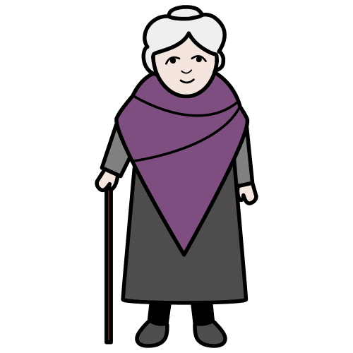 old person, grandmother