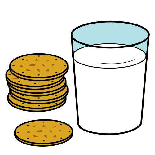biscuits and milk