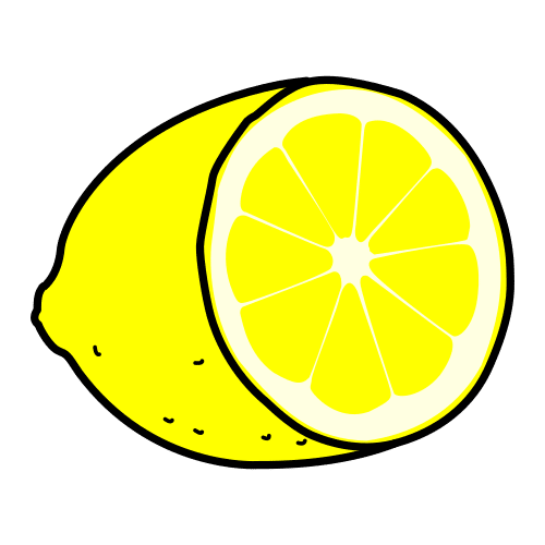 half a lemon