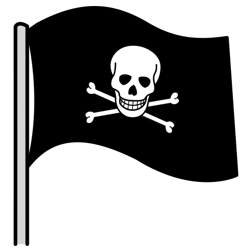 bandera pirata en ARASAAC · Global Symbols