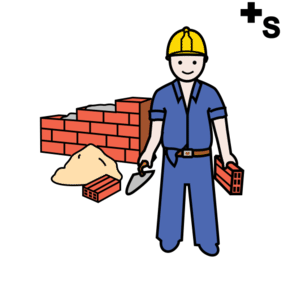 building workers, bricklayers