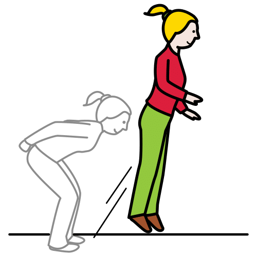 execute a broad jump