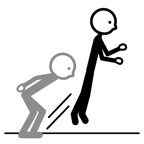 execute a broad jump