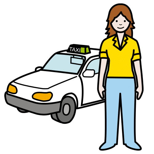 taxi driver in ARASAAC · Global Symbols