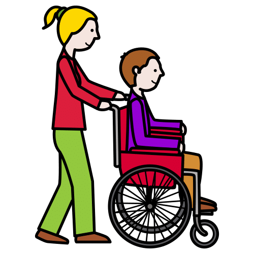 transport in wheelchair