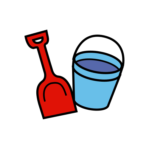 bucket and spade