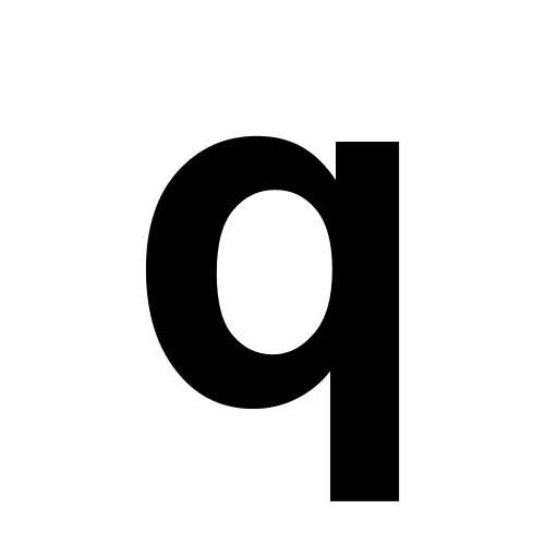 малка латинска буква q