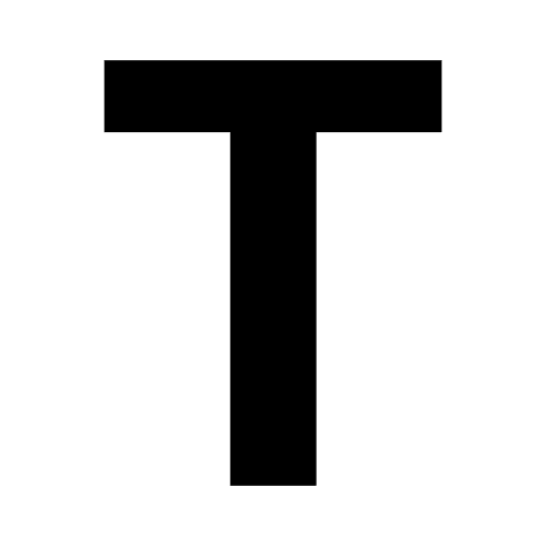 Главна латинска буква T