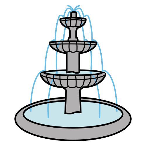fuente ornamental