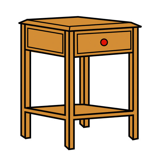 bedside table