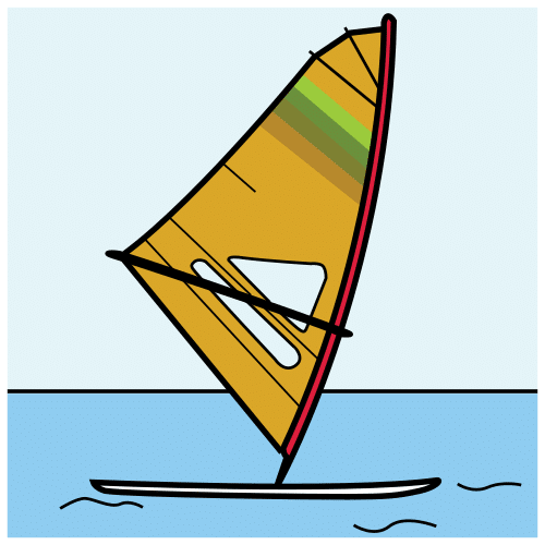 windsurfing board