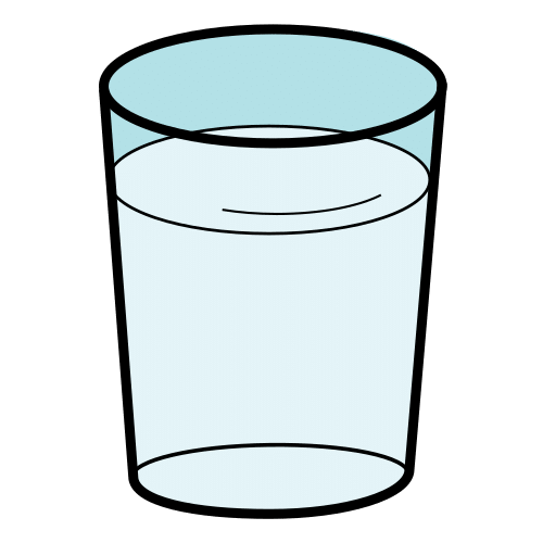 glass of water