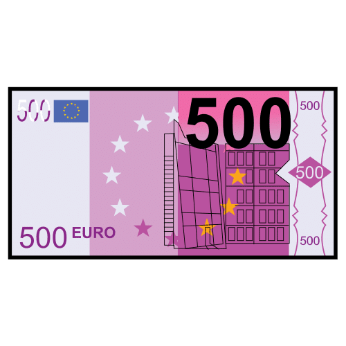 Покажи 500. 500 Евро. 500 Евро изображение. 500 Евро новая купюра. 5000 Евро купюра для печати.