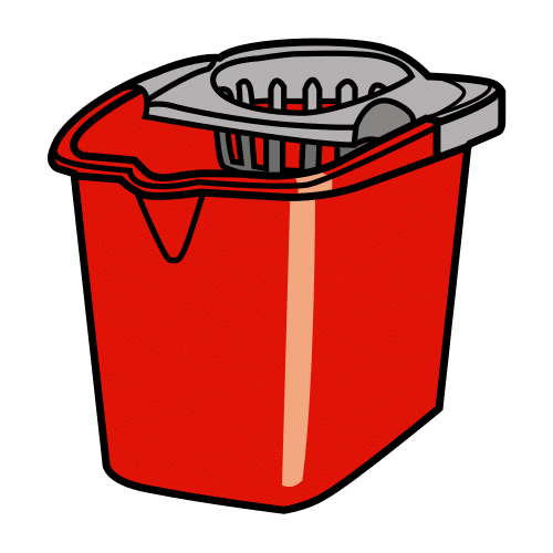 mopping bucket