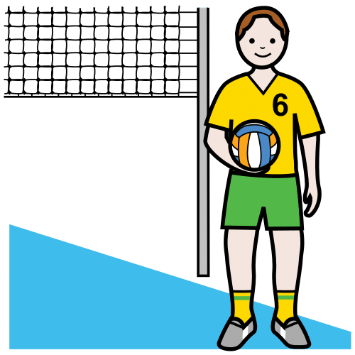 jugador de voleibol