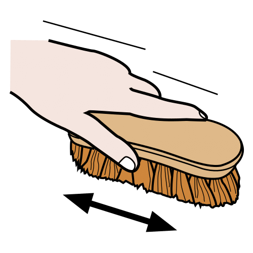 brush clean