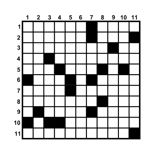 crossword puzzle