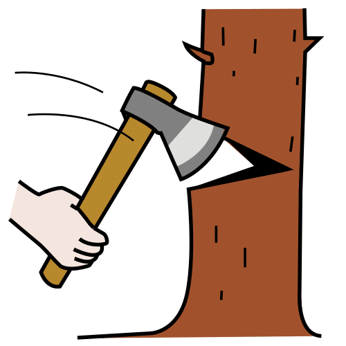 cut down