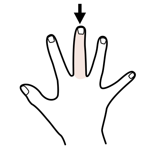 middle finger