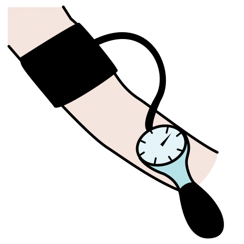 check blood pressure