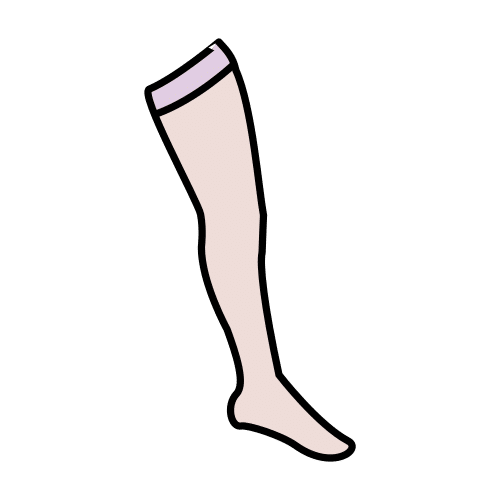 женски чорап