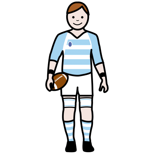 jugador de rugby