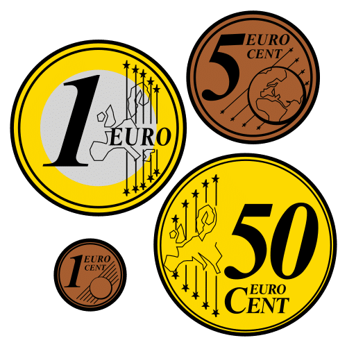1 euro in ARASAAC · Global Symbols