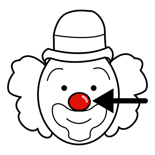 nariz de payaso