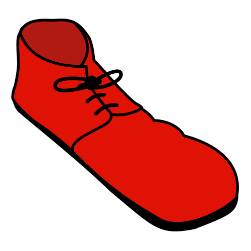 clown shoe in ARASAAC · Global Symbols