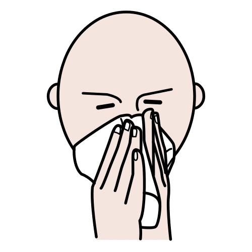blow the nose
