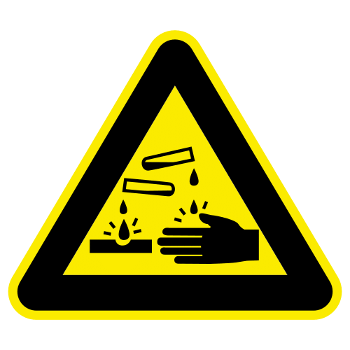 danger of corrosive substances