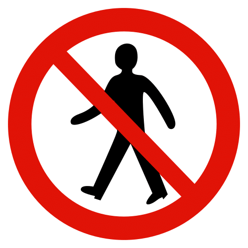 No pedestrians in ARASAAC · Global Symbols