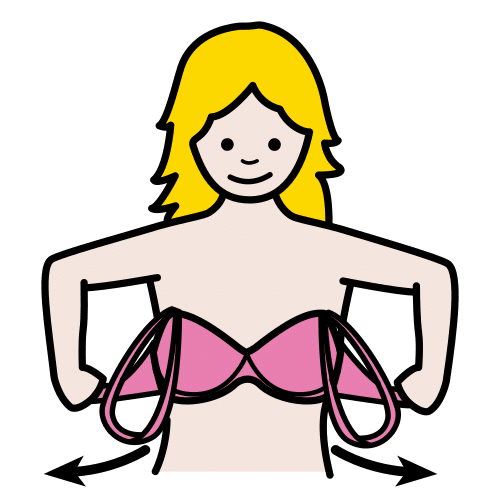 quitarse el sujetador