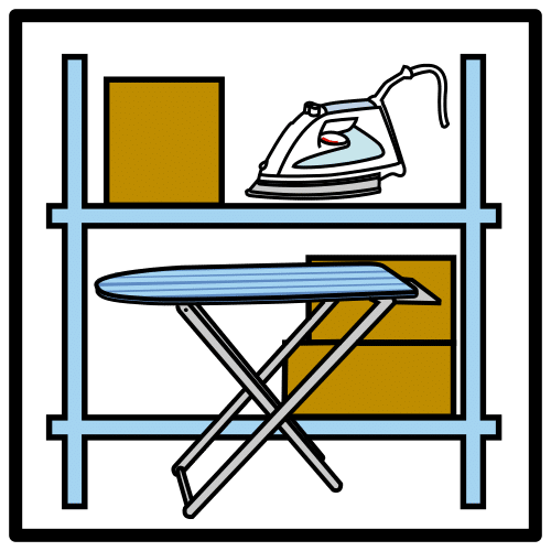 ironing room