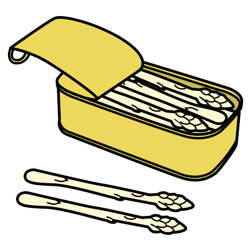 can of asparragus