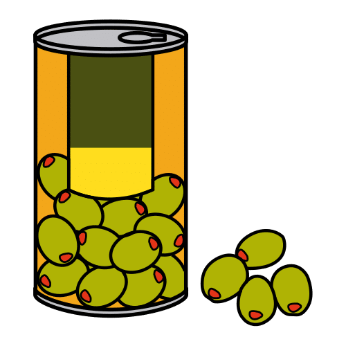 can of olives