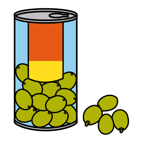 can of olives
