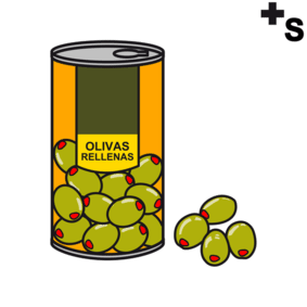 cans stuffed olives