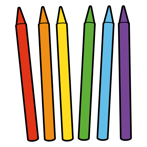 coloured pencils