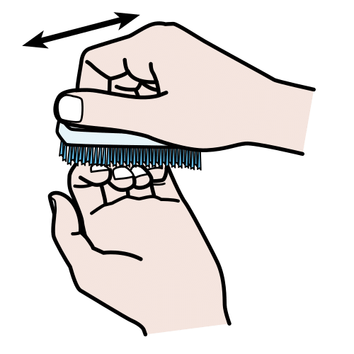 brush clean