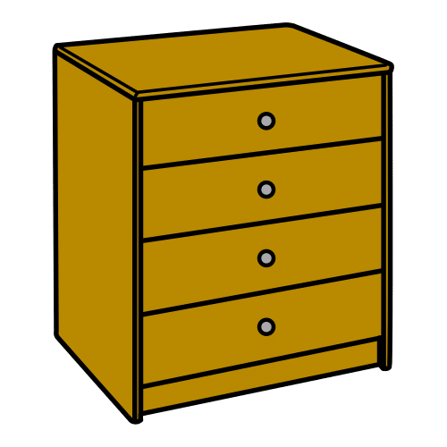chest of drawers