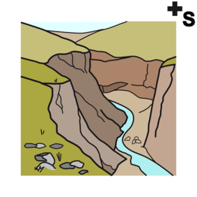 ravines