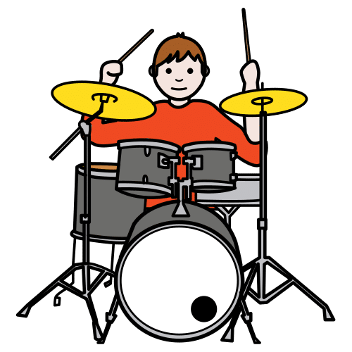 play the drums